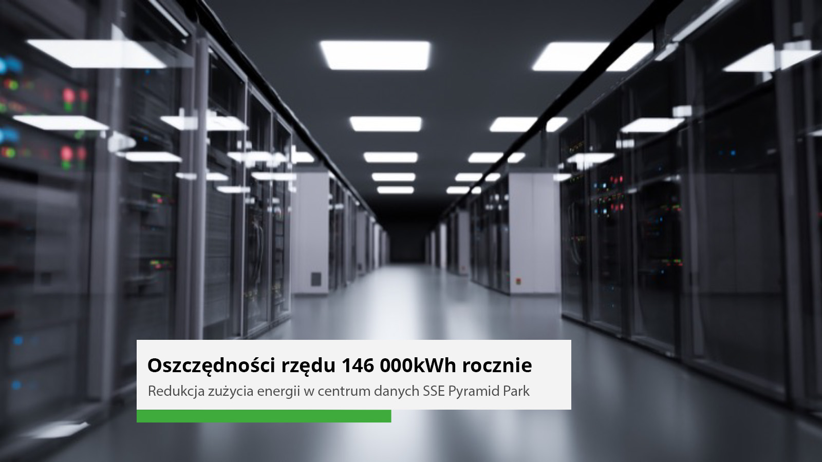 Jak centrum danych SSE Pyramid Park zredukowało zużycie energii o 146 000 kWh rocznie dzięki Smartcool ESM?