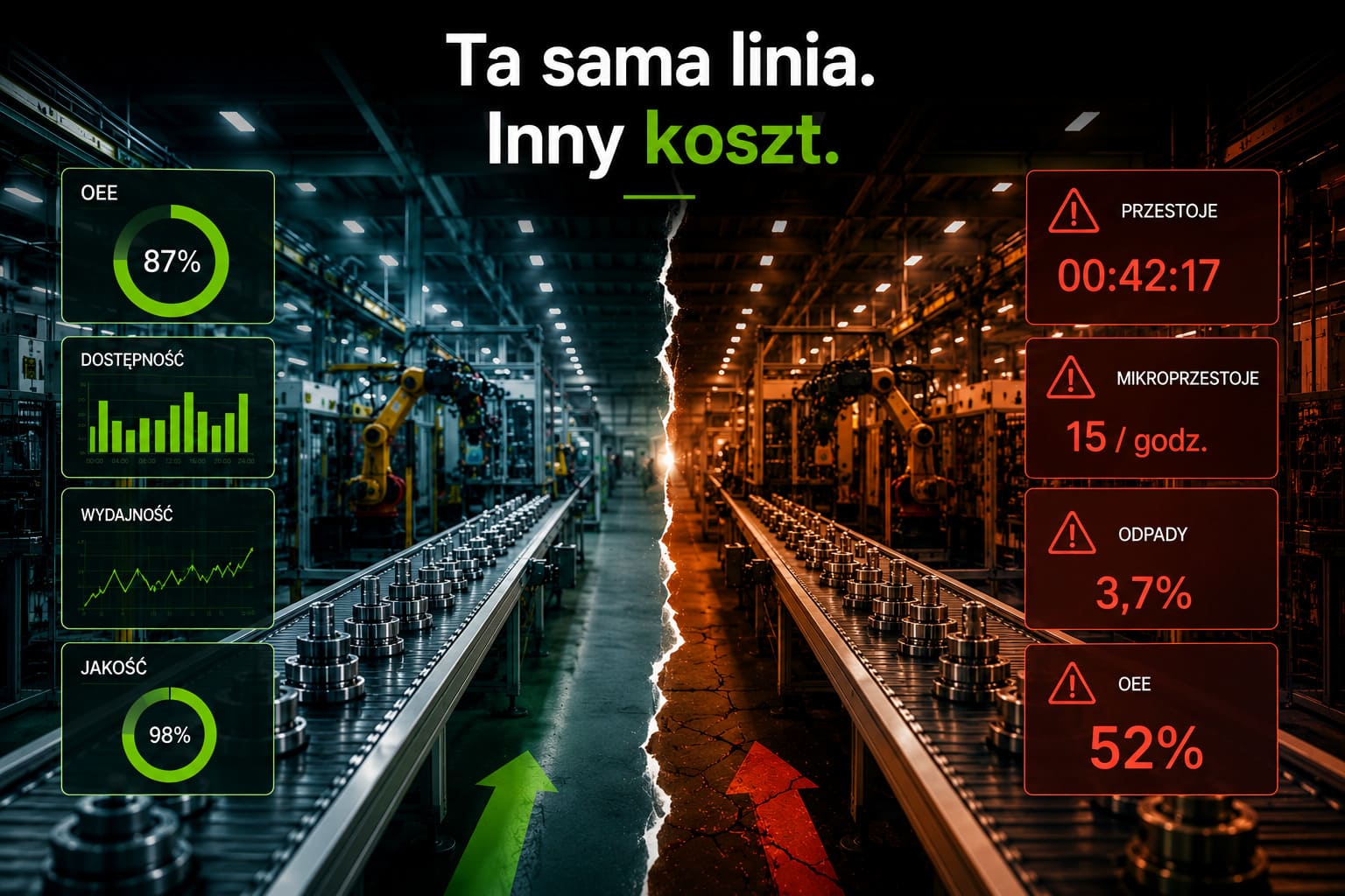 Dlaczego dwie identyczne linie produkcyjne generują zupełnie różne koszty?