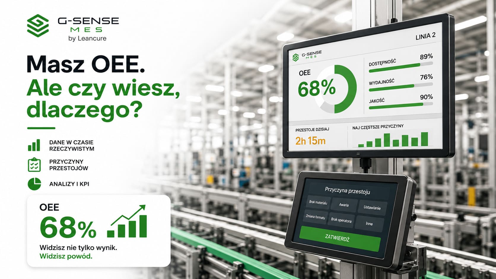 Masz OEE. Ale czy wiesz, dlaczego jest takie, a nie inne?