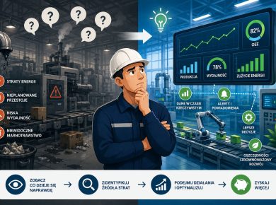 Brak danych w zakładzie produkcyjnym: dlaczego niewidoczne straty kosztują najwięcej?